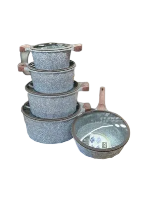 سرویس قابلمه دایره ای نانوگرانیت زیو اصلی مدل Z-7660